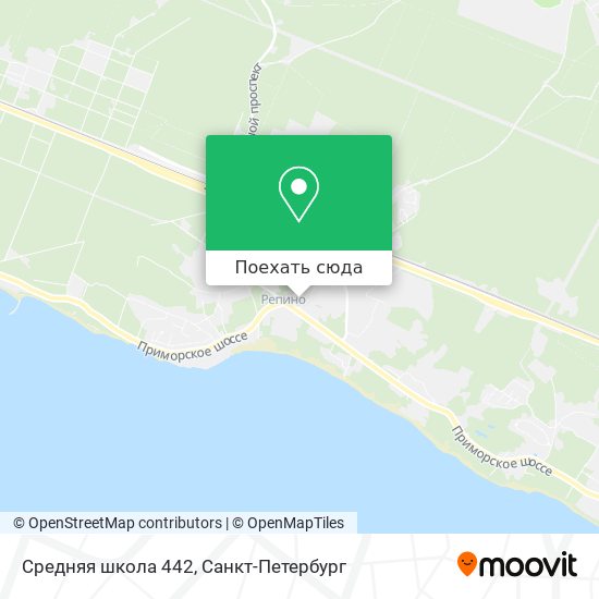 Карта Средняя школа 442
