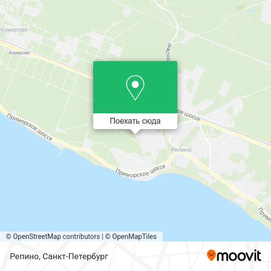 Карта Репино