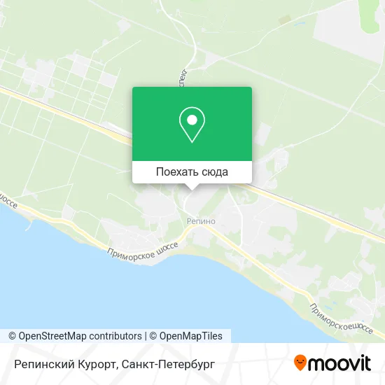 Карта Репинский Курорт