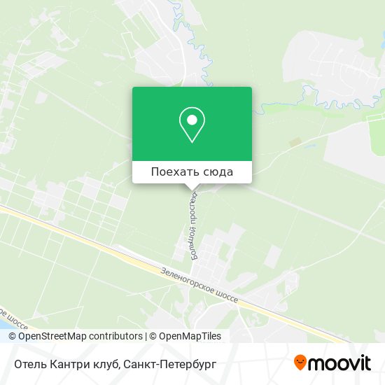 Карта Отель Кантри клуб