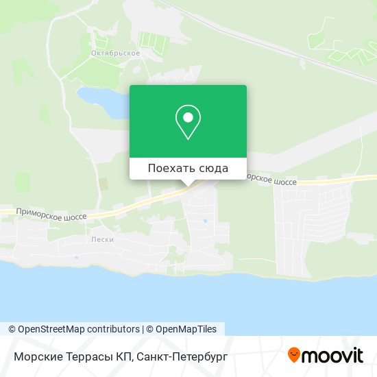 Карта Морские Террасы КП