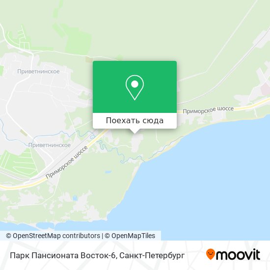 Карта Парк Пансионата Восток-6