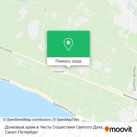 Карта Домовый храм в Честь Сошествия Святого Духа