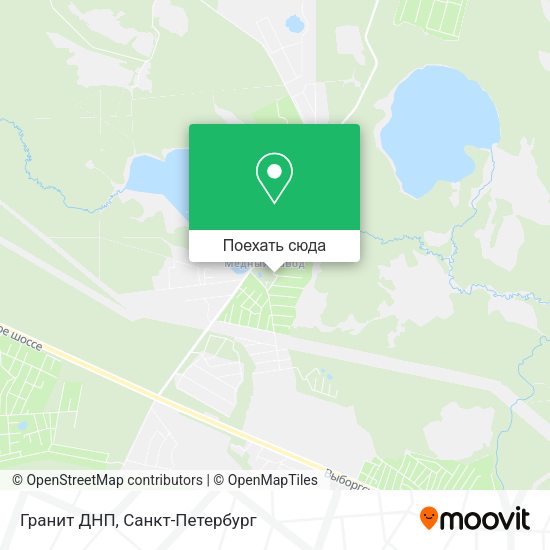 Карта Гранит ДНП