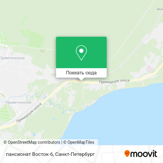 Карта пансионат Восток-6