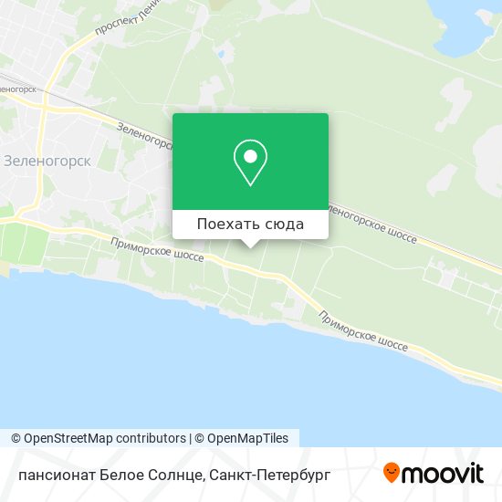 Карта пансионат Белое Солнце