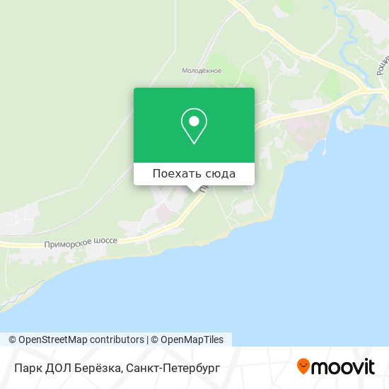 Карта Парк ДОЛ Берёзка