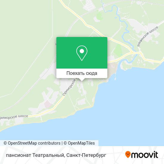 Карта пансионат Театральный