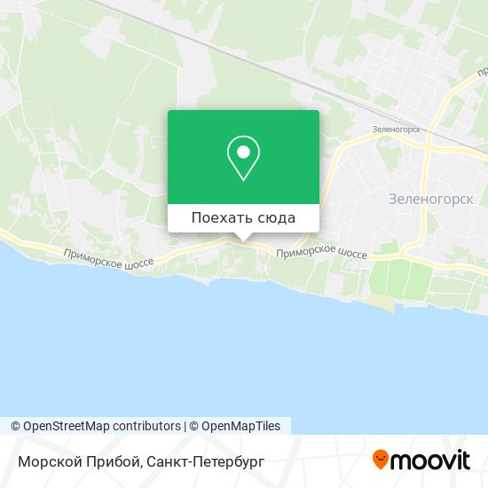 Карта Морской Прибой