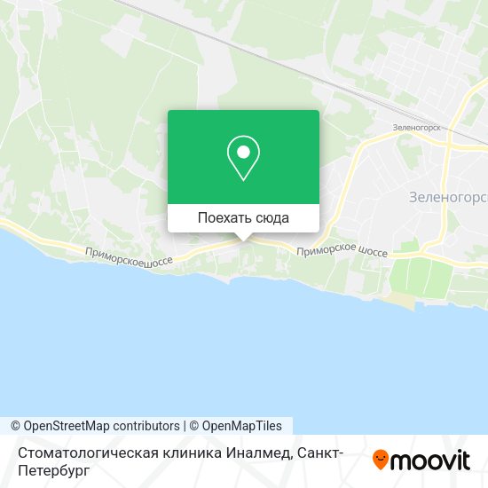 Карта Стоматологическая клиника Иналмед