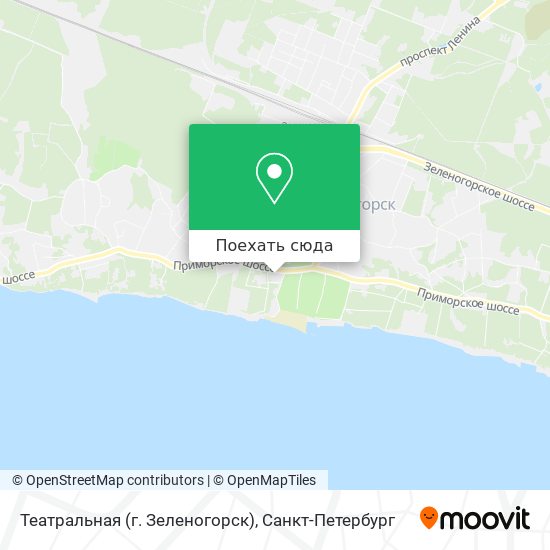 Карта Театральная (г. Зеленогорск)