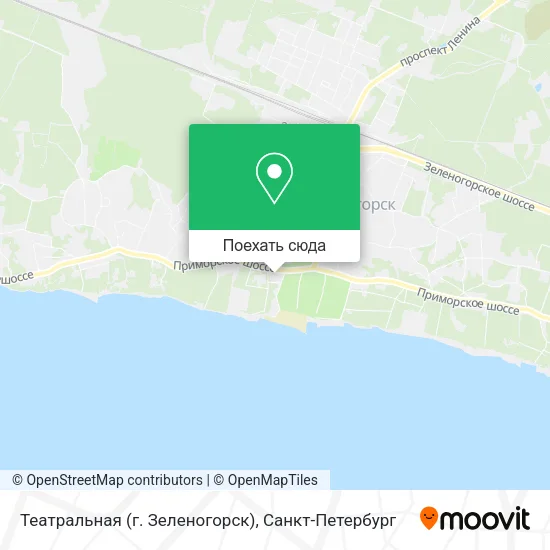 Карта Театральная (г. Зеленогорск)