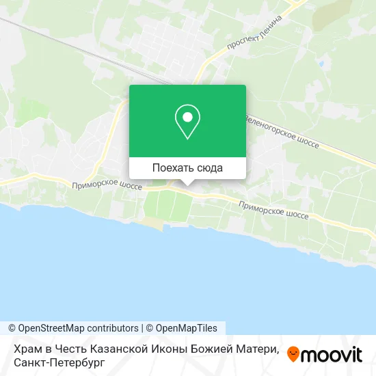Карта Храм в Честь Казанской Иконы Божией Матери