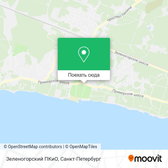 Карта Зеленогорский ПКиО