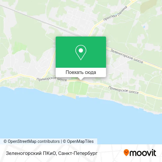 Карта Зеленогорский ПКиО