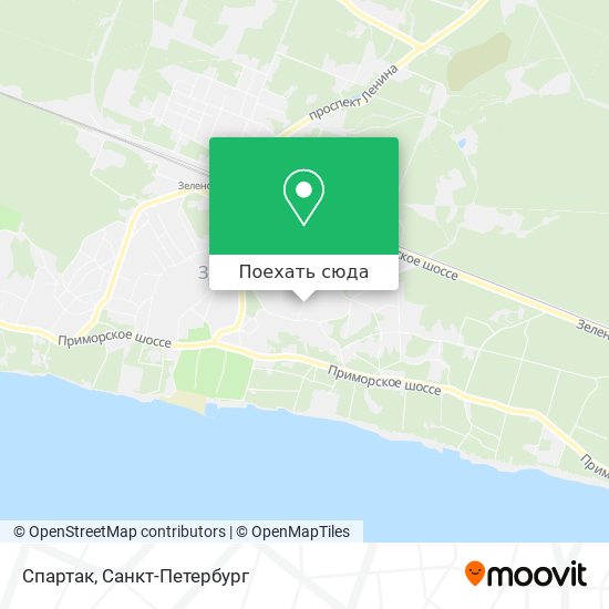 Карта Спартак