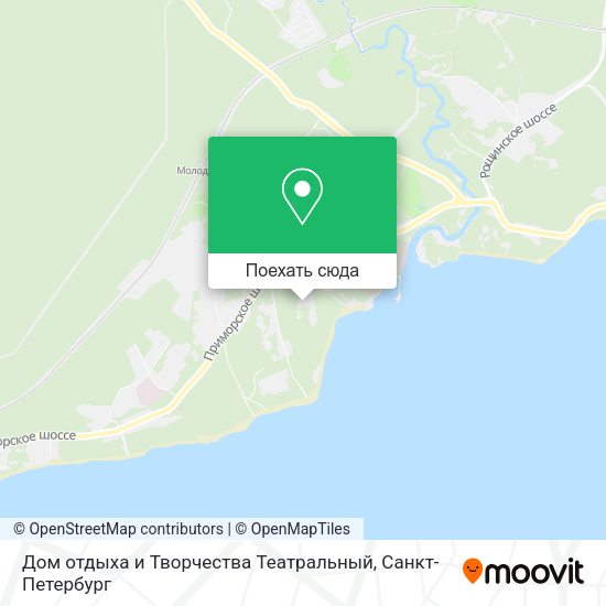 Карта Дом отдыха и Творчества Театральный