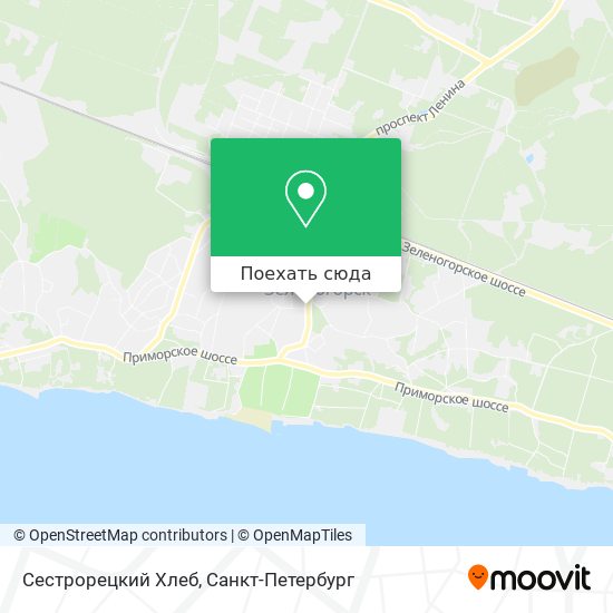 Карта Сестрорецкий Хлеб