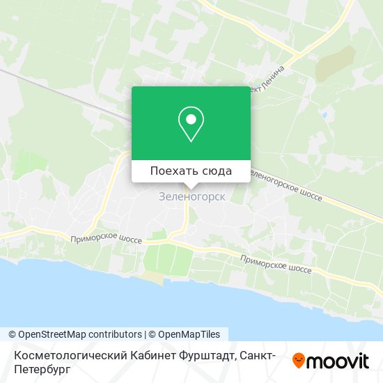 Карта Косметологический Кабинет Фурштадт