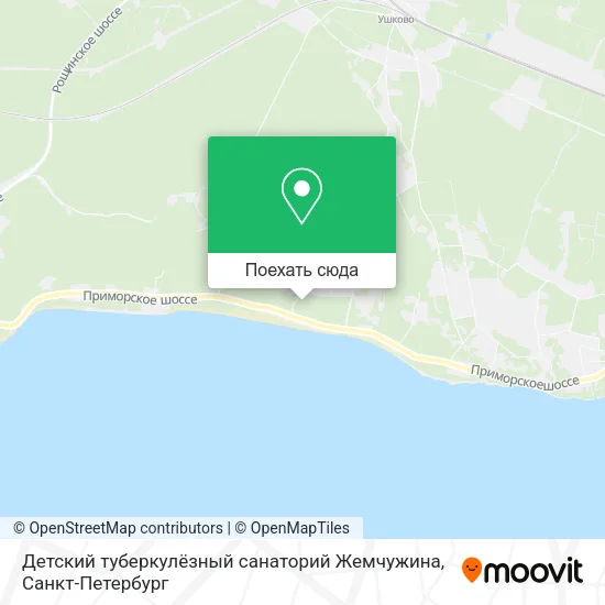 Карта Детский туберкулёзный санаторий Жемчужина