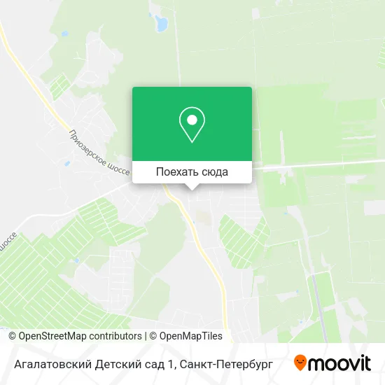 Карта Агалатовский Детский сад 1