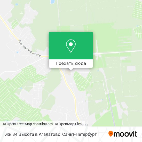 Карта Жк 84 Высота в Агалатово