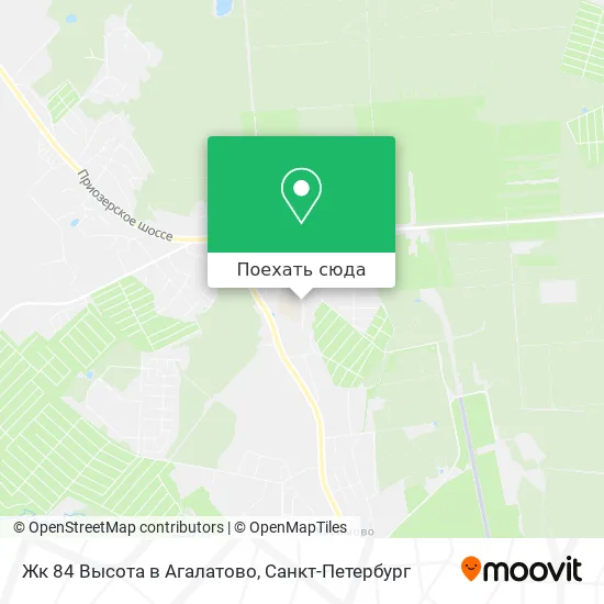 Карта Жк 84 Высота в Агалатово