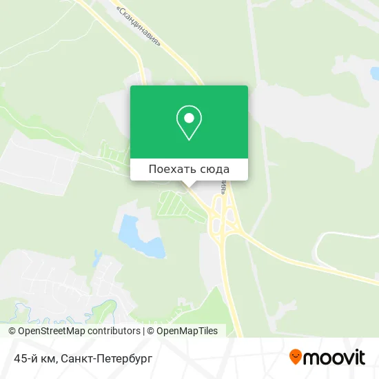 Карта 45-й км