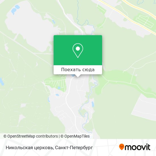 Карта Никольская церковь