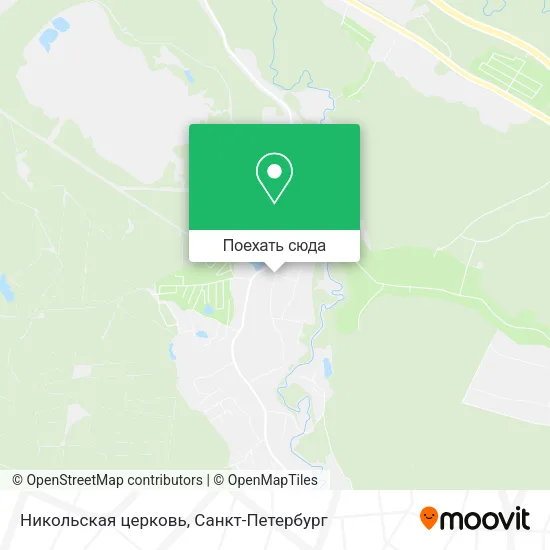 Карта Никольская церковь