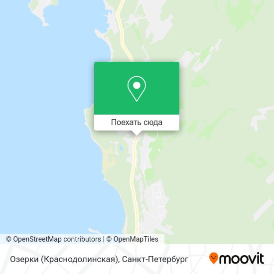 Карта Озерки (Краснодолинская)
