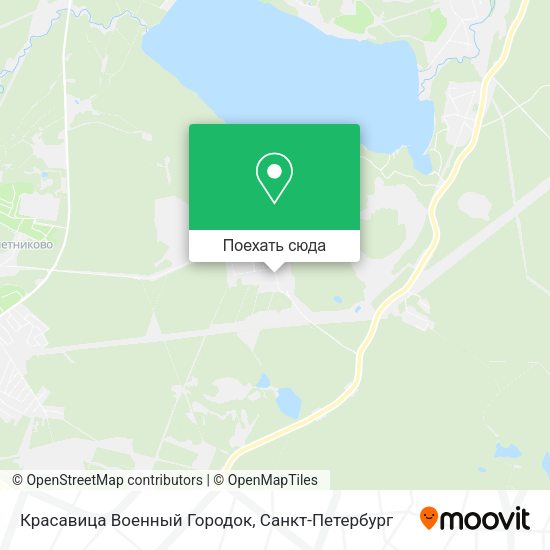 Карта Красавица Военный Городок