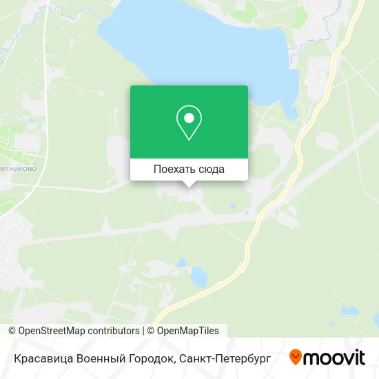 Карта Красавица Военный Городок