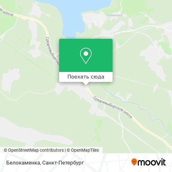 Карта Белокаменка