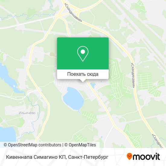 Карта Кивеннапа Симагино КП