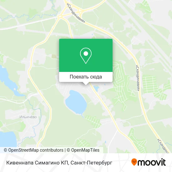 Карта Кивеннапа Симагино КП