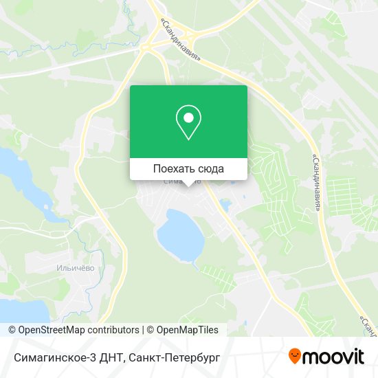 Карта Симагинское-3 ДНТ