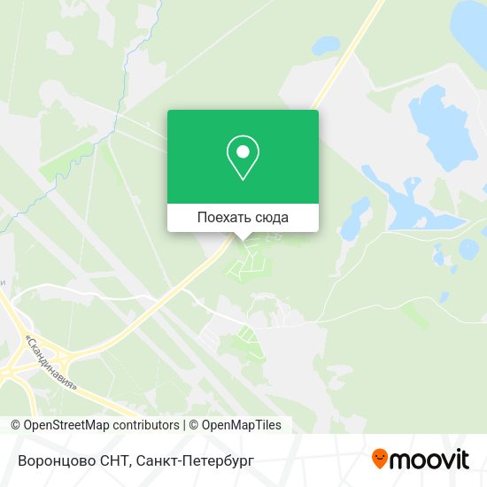 Карта Воронцово СНТ
