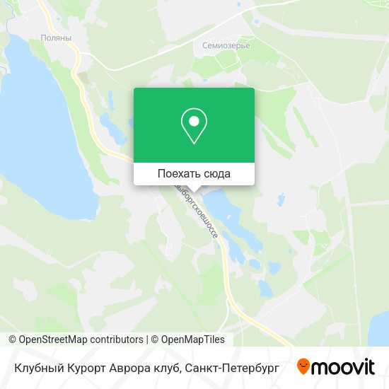 Карта Клубный Курорт Аврора клуб