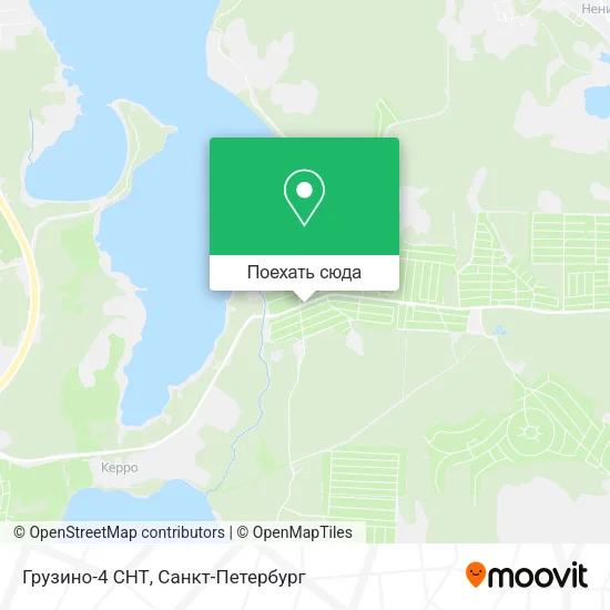 Карта Грузино-4 СНТ