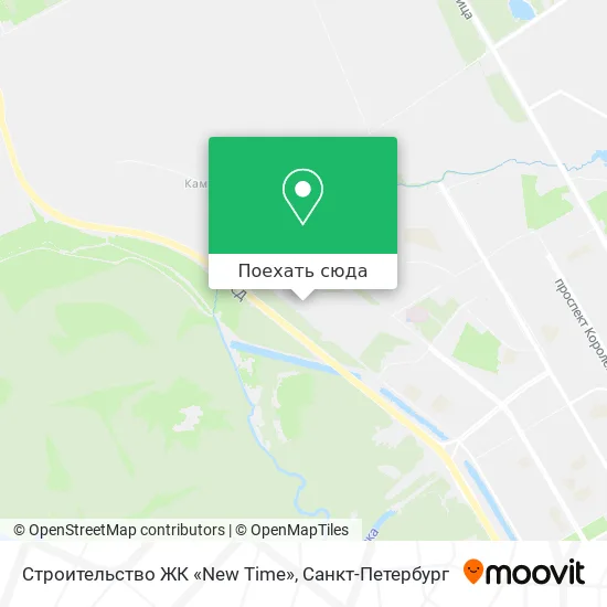 Карта Строительство ЖК «New Time»