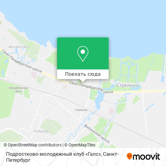 Карта Подростково-молодежный клуб «Галс»