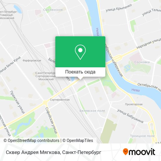 Карта Сквер Андрея Мягкова