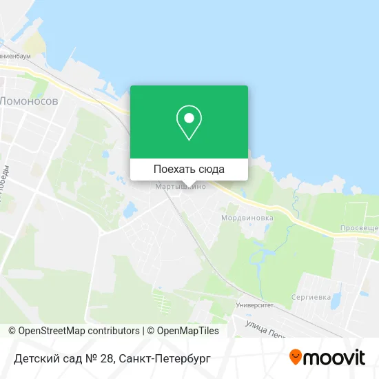 Карта Детский сад № 28