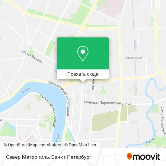 Карта Север Метрополь