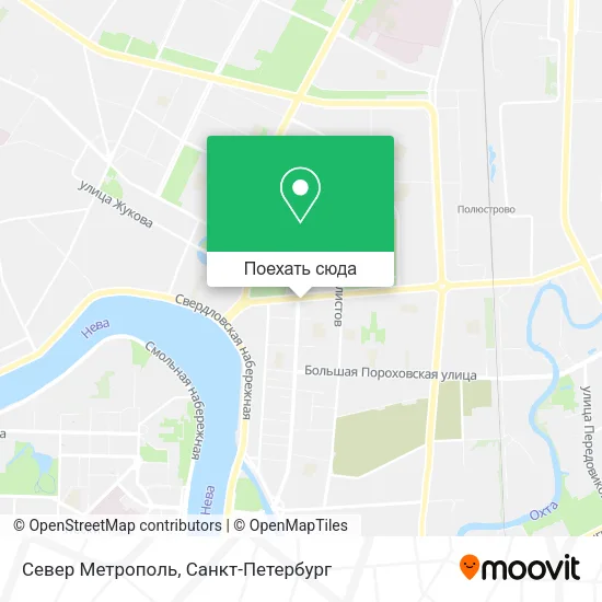 Карта Север Метрополь