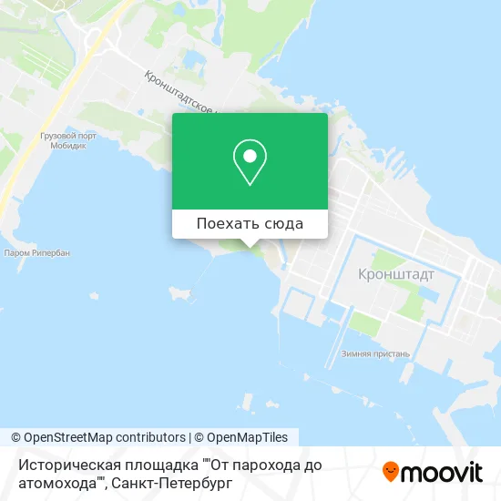 Карта Историческая площадка ""От парохода до атомохода""