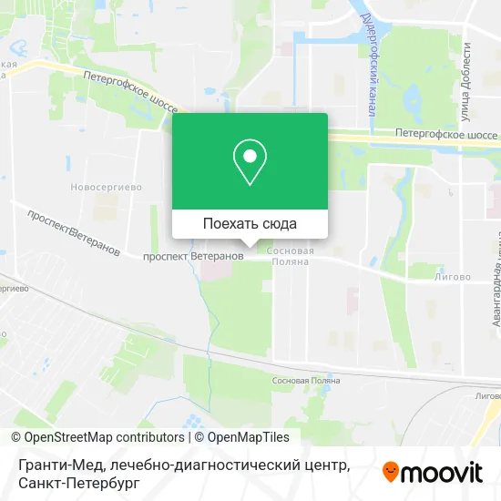 Карта Гранти-Мед, лечебно-диагностический центр