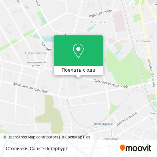 Карта Столички
