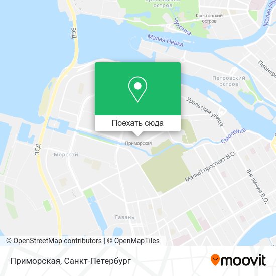 Карта Приморская